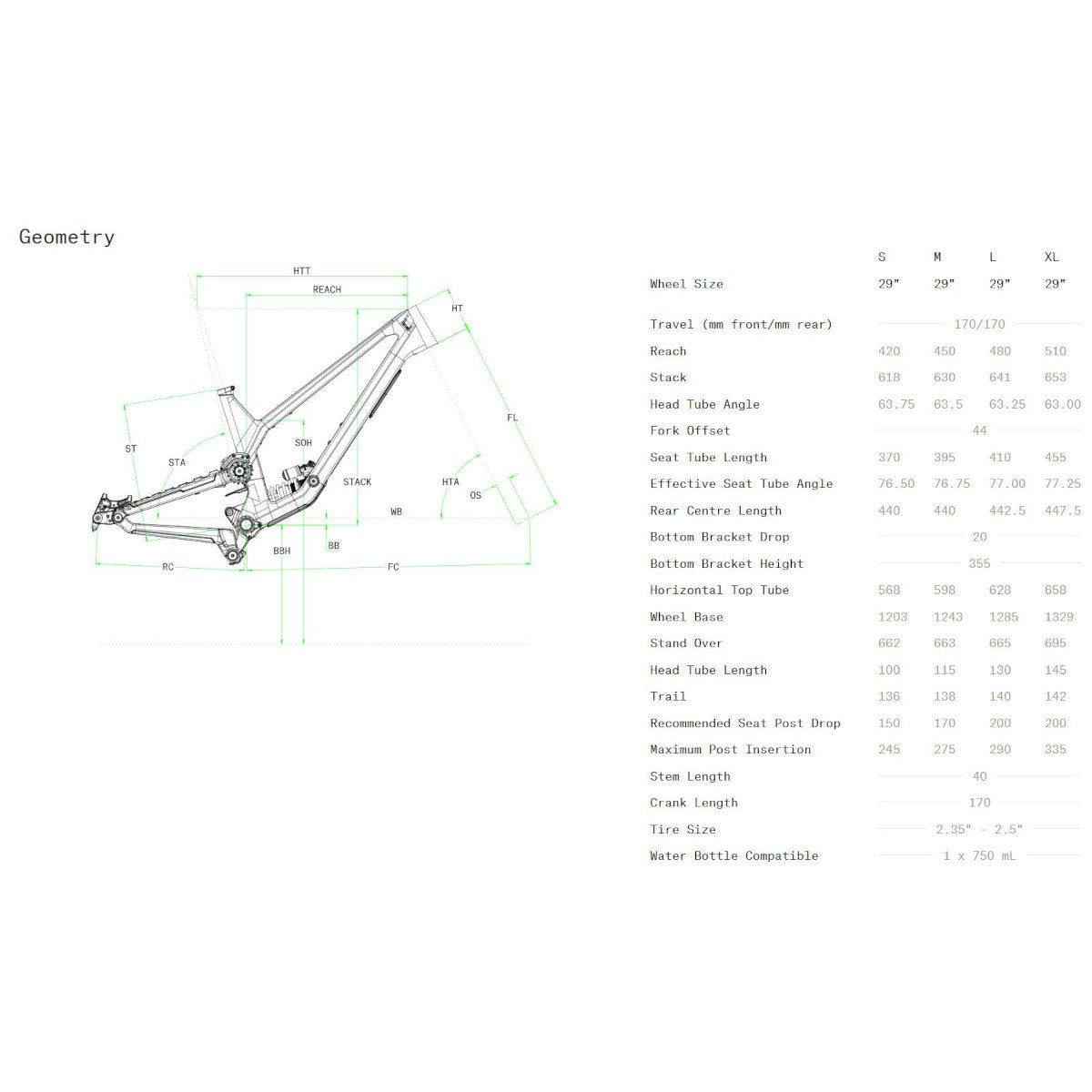 Norco RANGE C1 - 29" MTB Carbonio - 2023 - black / silver
