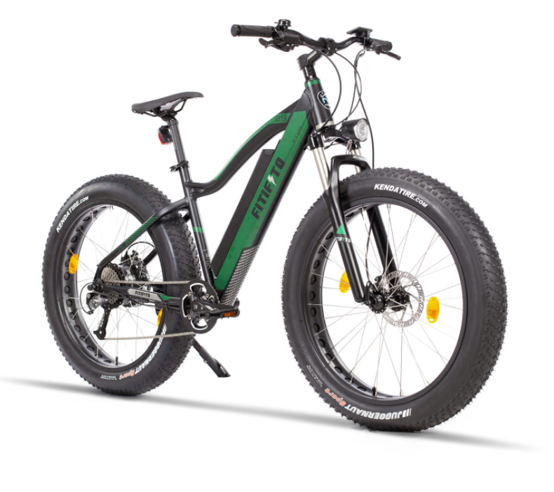 E-Bike Elettrica Fatbike FT26 Colore Verde Fitifito Cod. FT26-48V VERDE