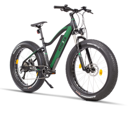 E-Bike Elettrica Fatbike FT26 Colore Verde Fitifito Cod. FT26-48V VERDE