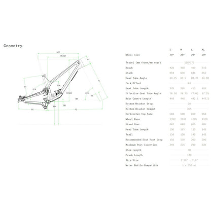 Norco RANGE C1 - 29" MTB Carbonio - 2023 - black / silver
