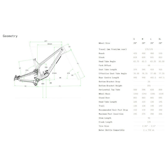 Norco RANGE C1 - 29" MTB Carbonio - 2023 - black / silver
